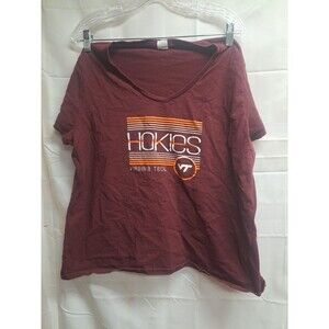 Virginia Tech Hokies Womens Hanes 2X Cotton Tshirt